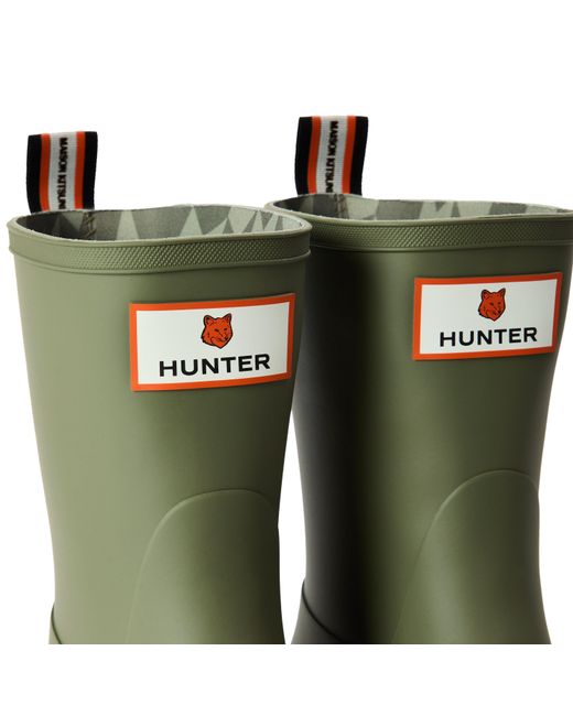 Maison Kitsuné Green X Hunter Dp Short Wellingtons