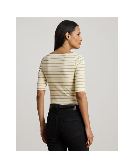 Ralph Lauren Natural Judy Long Sleeve T-Shirt