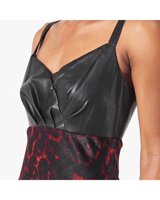 DKNY Purple Mix A Line Dress