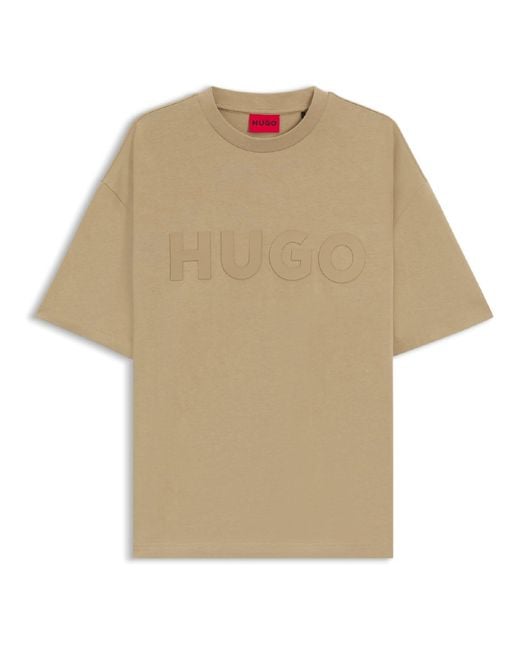 HUGO Natural Dinkee Oversized Fit T-Shirt for men