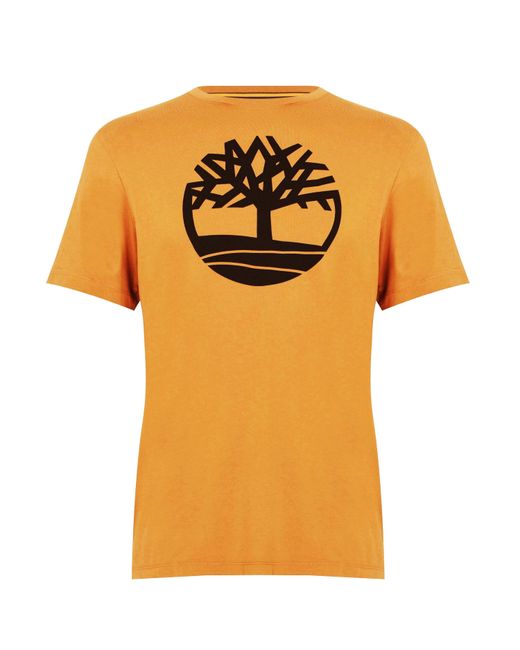 Timberland Orange Kennebec T Shirt for men