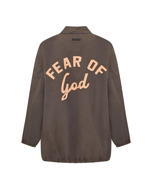 Fear Of God Brown Windbreaker for men