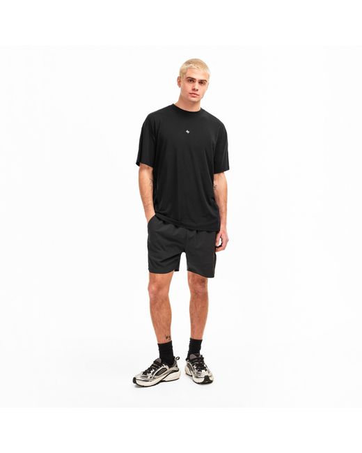 REPRESENT 247 Black Dna Graphic Short Sleeve Performance Gym Top for men