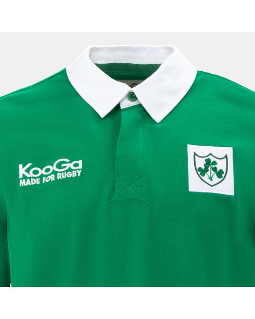Kooga Green Ireland Rugby Vintage Retro Shirt for men