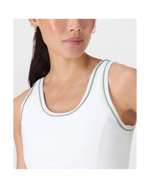 Sweaty Betty White Power Moisture Wicking Tennis Dress