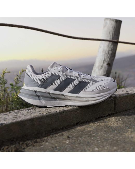 Adidas Gray Adistar 3 Sportswear Shoes for men