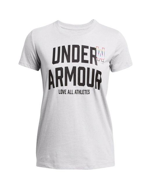 Under Armour White Pride Short Sleeve T-Shirt