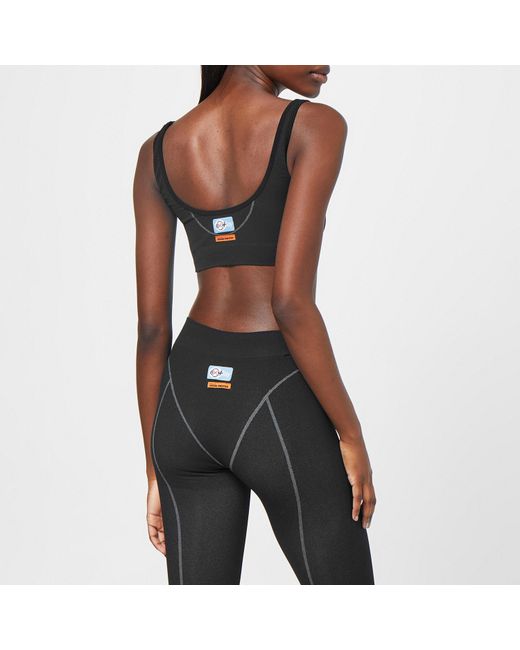 Heron Preston Black Active Sports Bra