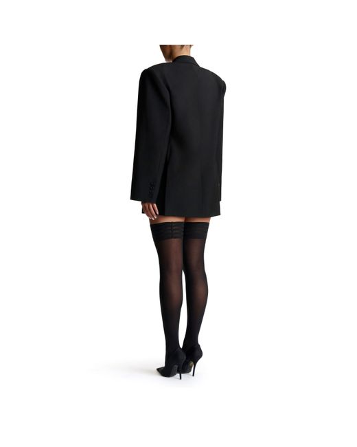 Naked Wardrobe Black Boyfriend Oversized Long Sleeve Blazer