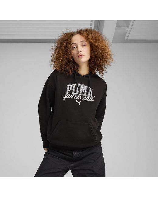 PUMA Black Overhead Hoodie