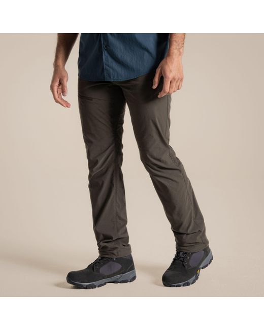 Craghoppers Blue Nosilife Pro Iii Insect-Repellent Travel Trousers for men