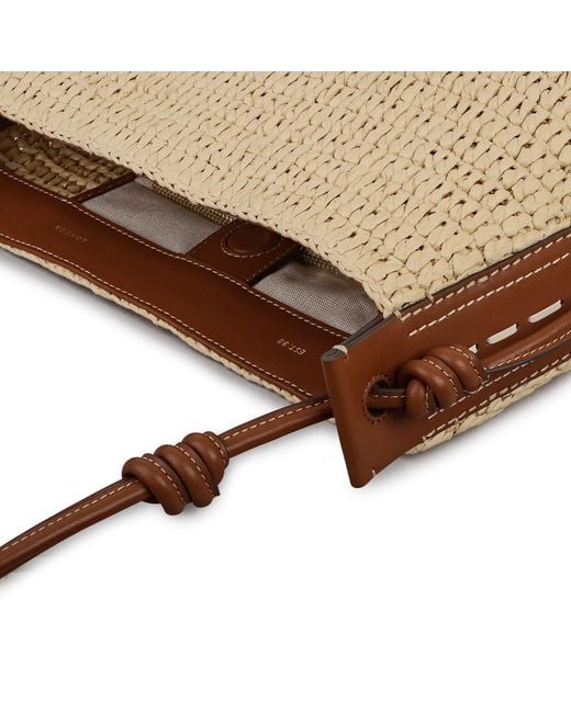 Radley Brown Camden Raffia Straw Bag