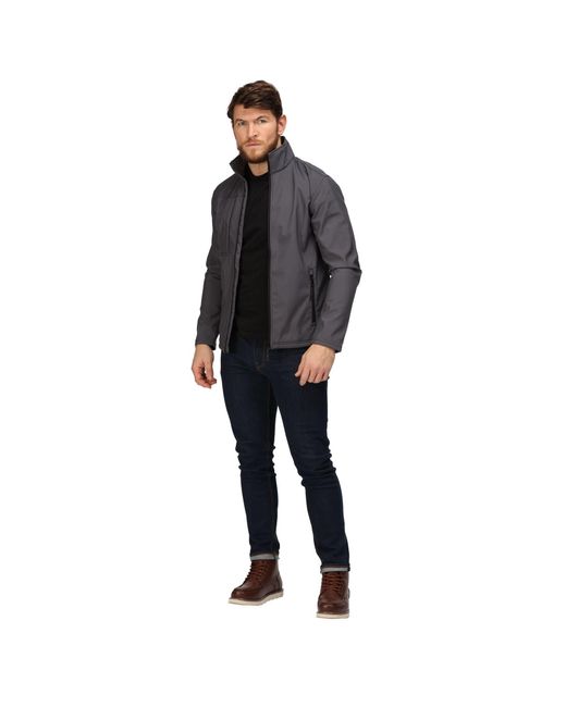 Regatta Gray Octagon Ii Printable 3 Layer Jacket for men