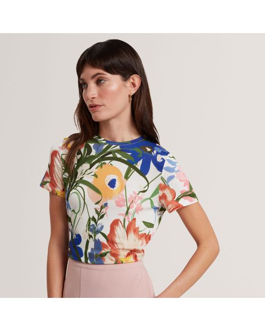 Ted Baker Blue All Over Print Tee