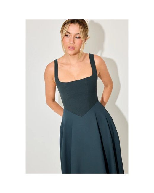 Odd Muse Blue Mus Hi Sn Midi Mini Dress