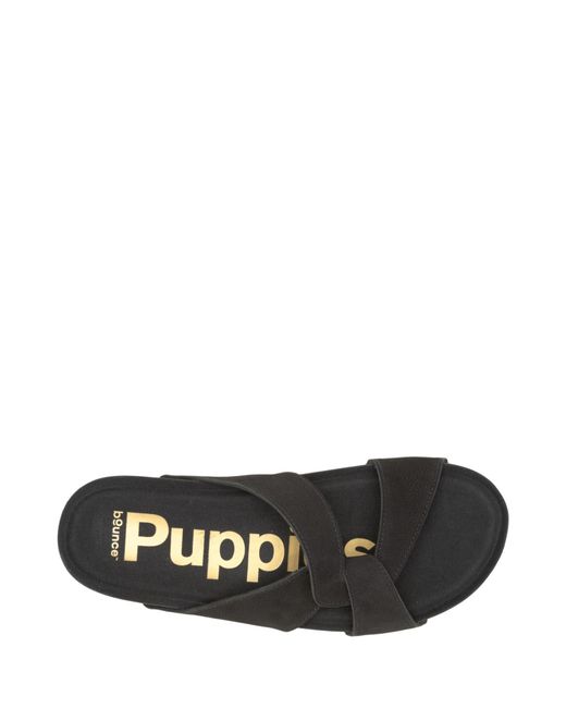 Hush Puppies Black Mylah Slide Sandal