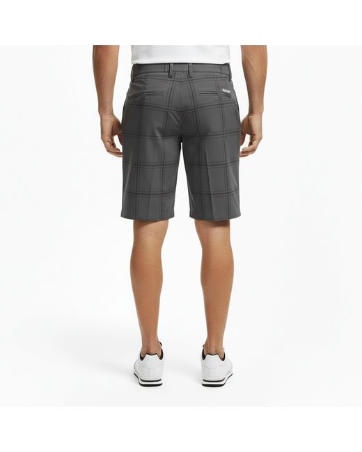 Slazenger 1881 Gray Check Golf Shorts for men