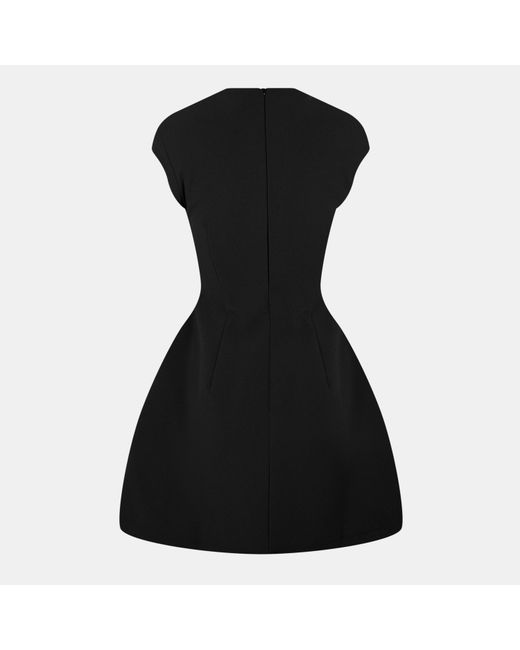 Odd Muse Black Cap Sleeve Mini Dress