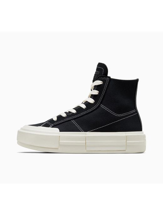 Converse Black Chuck Taylor All Star Cru Canvas High-Top Trainers