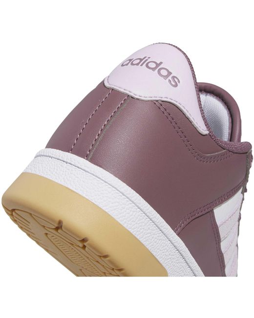 Adidas Purple Rapid Court Low Trainers