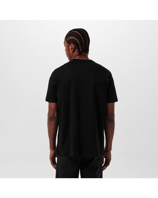 ARMANI EXCHANGE Black Regular Fit T-Shirt for men