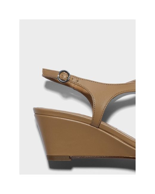 Aeyde Brown Roose Wedge Heeled Sandals