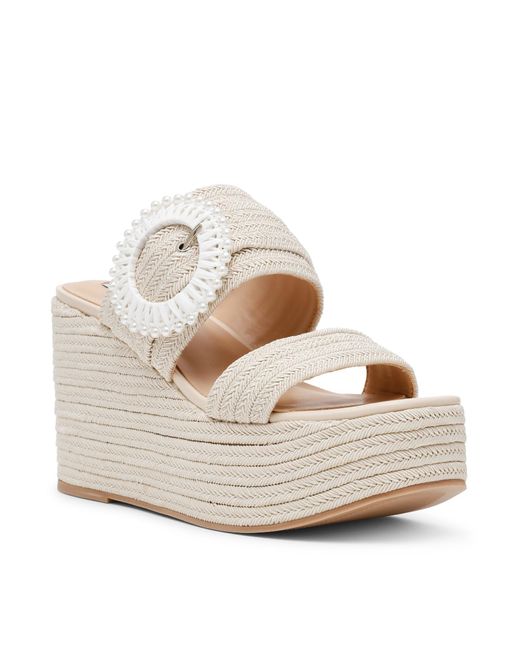 Steve Madden White Madden Jaiden Sandal Ld64