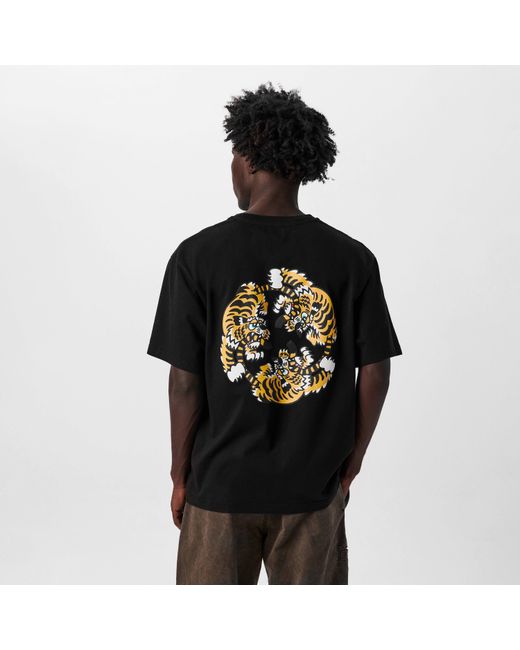 KENZO Blue Simons T-shirt for men