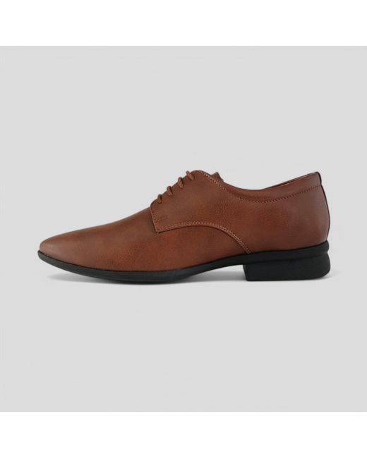 Firetrap Brown Lace-Up Derby Shoes for men