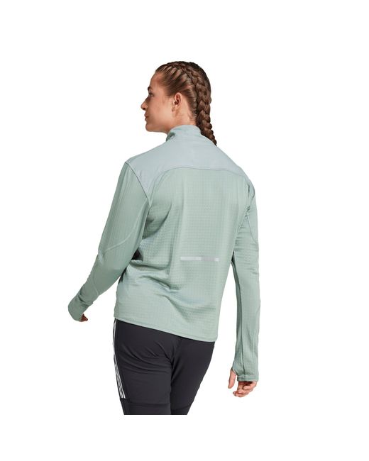 Adidas Blue Ultimate High Visibility Half Zip Performance Tracksuit Top