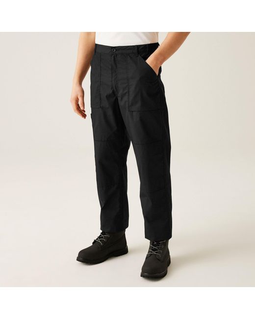 Regatta Black Lined Action Trousers for men