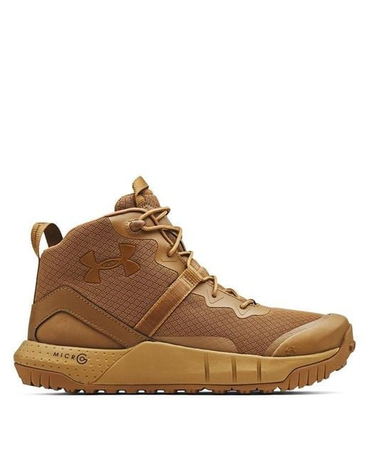 Under Armour Brown Armour Micro Mid Valsetz Boot for men