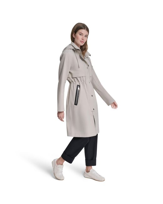 DKNY Black Rain Anorak Jacket