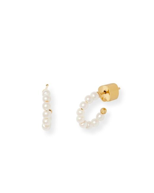 Kate Spade Metallic Hoop Earrings