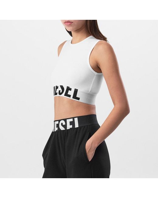 DIESEL Black Ada Pop Crop Top