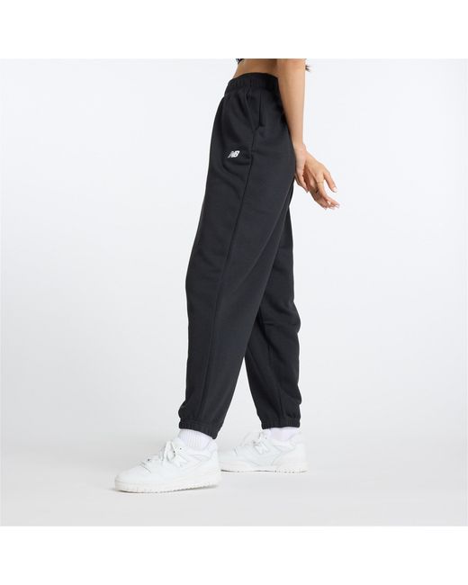 New Balance Blue Closed Hem Fleece Joggers