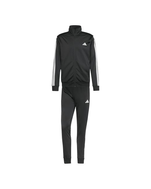 Adidas Black 3-stripes Fleece Tracksuit for men