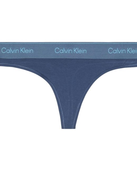 Calvin Klein Blue Modern Thong