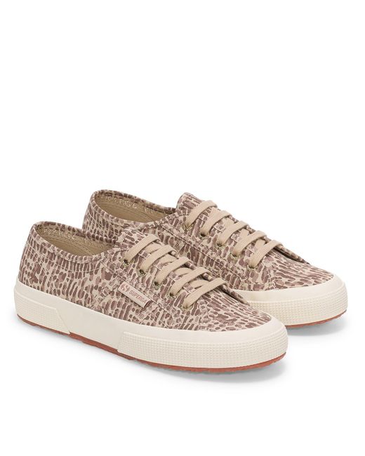 Superga Pink Canvas Low Trainers