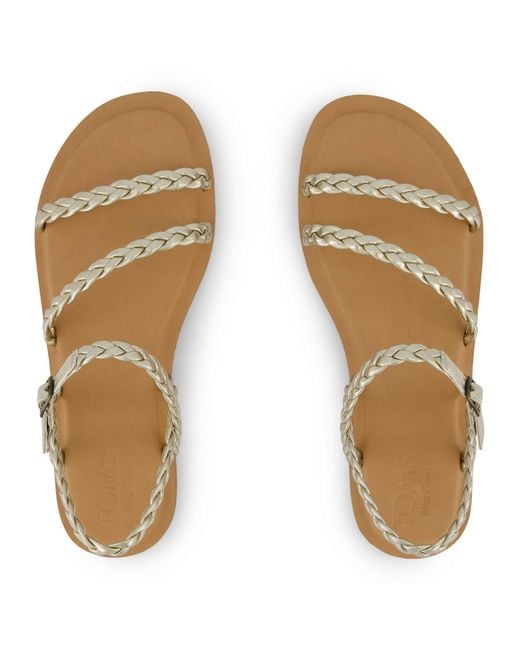 TOMS Natural Kira Flat Sandal