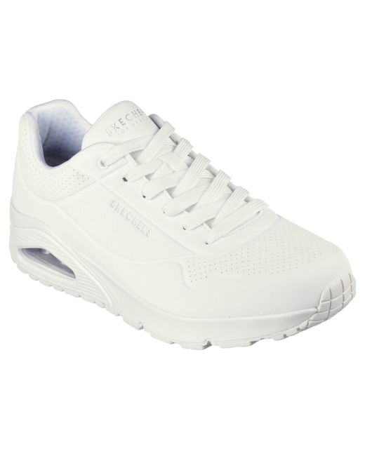 Skechers White Uno Stand On Air Trainers for men