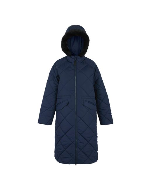 Regatta Blue Freyla Water Resistant Insulated Quilted Jacket