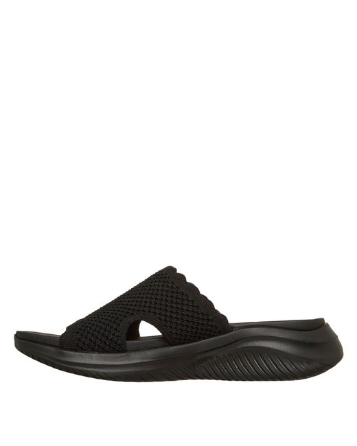 Skechers Black Flat Sandals