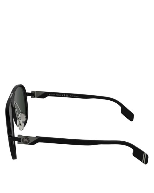 Canada Goose Black Robson Aviator Sunglasses for men