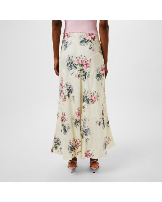 LoveShackFancy Natural Bertha Maxi Skirt