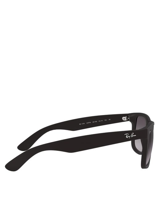 Ray-Ban Gray Justin Square Sunglasses