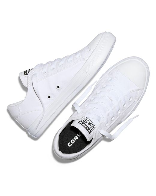 Converse White Canvas Trainers for men