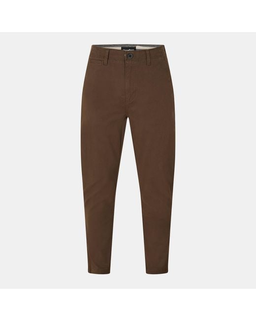 Threadbare Brown Laurito Chinos for men
