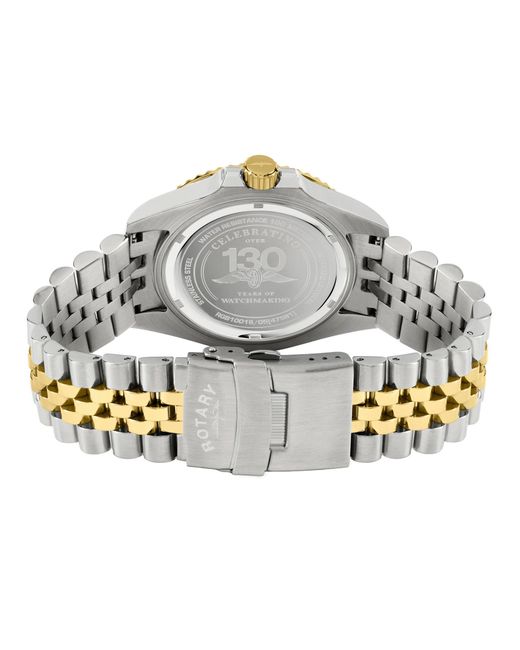 Rotary Metallic Apex 100 Dial Ss Bracelet Watch for men