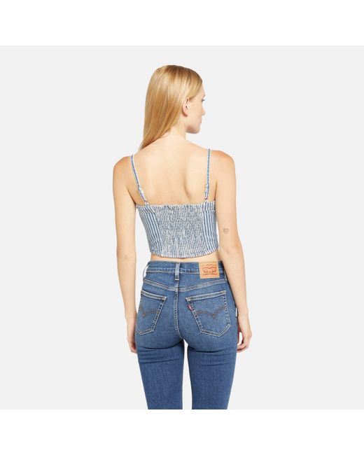 Levi's Blue Jadine Denim Cami Tank Mischa